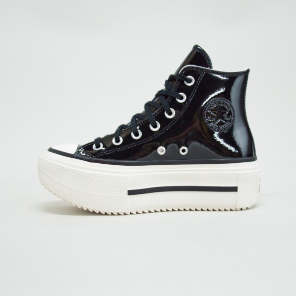 Converse All Star Lift Double Stack Platform Γυναικειο Παπουτσι Μαυρο