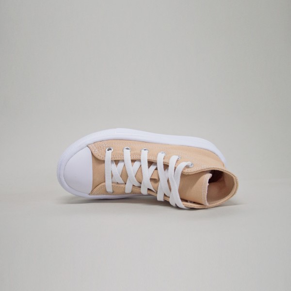 Converse Chuck Taylor All Star Move Platform Canvas Παιδικο Παπουτσι Ωχρα
