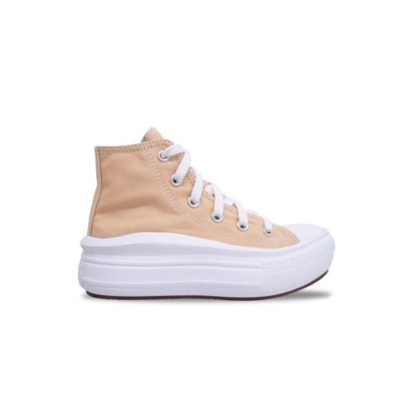 Converse Chuck Taylor All Star Move Platform Canvas Παιδικο Παπουτσι Ωχρα