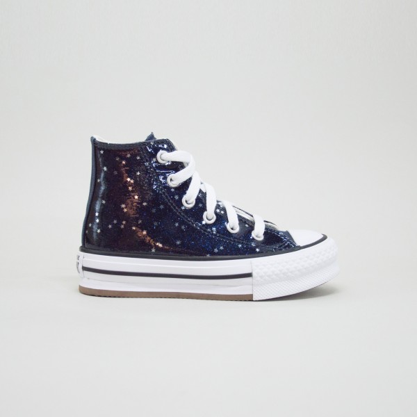 Converse All Star Eva Lift Glitter Platform Παιδικο Παπουτσι Μπλε