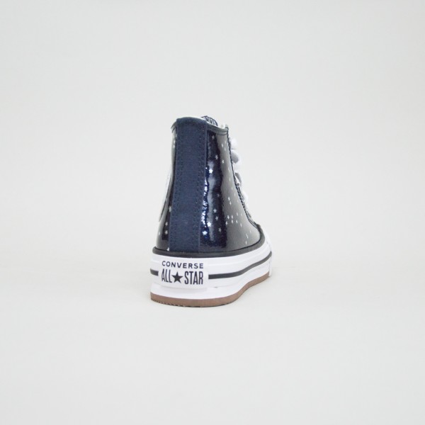 Converse All Star Eva Lift Glitter Platform Παιδικο Παπουτσι Μπλε