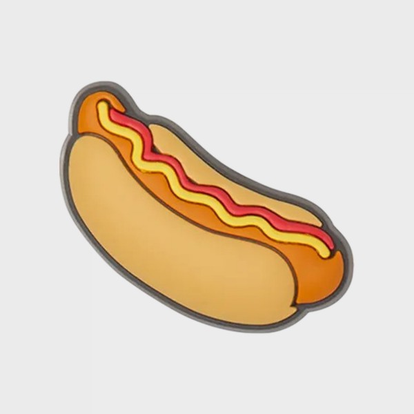 Crocs X Jibbitz Charms Hot Dog Pin Διακοσμητικη Καρφιτσα Πολυχρωμη