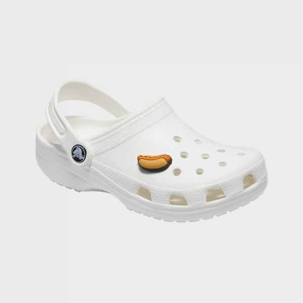 Crocs X Jibbitz Charms Hot Dog Pin Διακοσμητικη Καρφιτσα Πολυχρωμη
