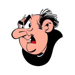 Crocs X Jibbitz Charms Smurfs Gargamel Παπαστρουμφ Διακοσμητικη Καρφιτσα Μαυρη