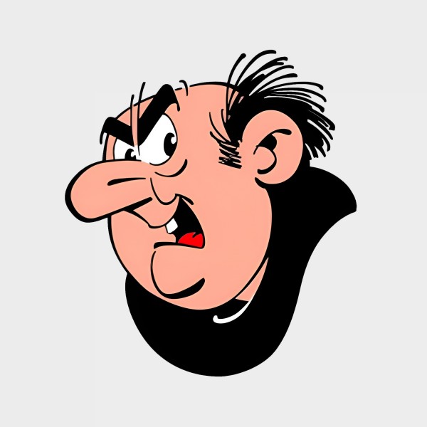 Crocs X Jibbitz Charms Smurfs Gargamel Παπαστρουμφ Διακοσμητικη Καρφιτσα Μαυρη