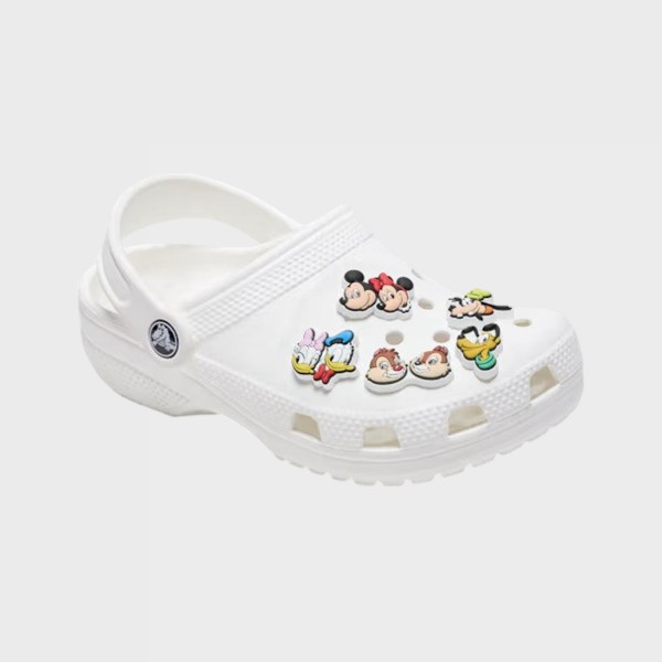 Crocs X Jibbitz Mickey And Friends PVC 5 ΤΜΧ Διακοσμητικες Καρφιτσες Πολυχρωμες