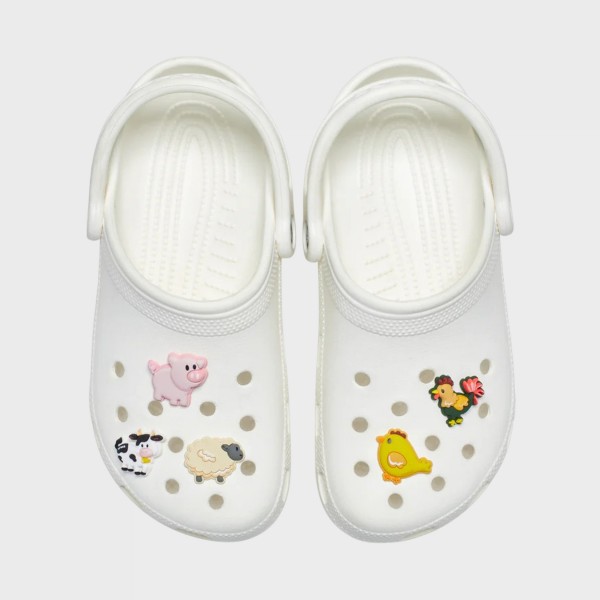 Crocs X Jibbitz Farm Friends 5 ΤΜΧ Διακοσμητικες Καρφιτσες Πολυχρωμες
