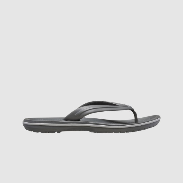 Crocs Crocband Flip Flop Sporty Look Unisex Παντοφλα Ανθρακι - Γκρι