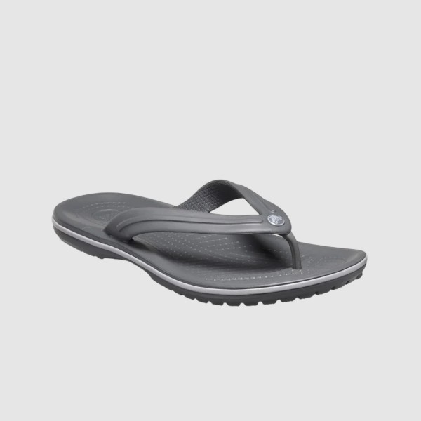 Crocs Crocband Flip Flop Sporty Look Unisex Παντοφλα Ανθρακι - Γκρι