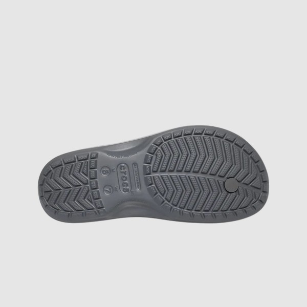 Crocs Crocband Flip Flop Sporty Look Unisex Παντοφλα Ανθρακι - Γκρι