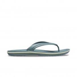 Crocs Crocband Flip Flop Sporty Look Unisex Παντοφλα Πρασινο - Μπεζ