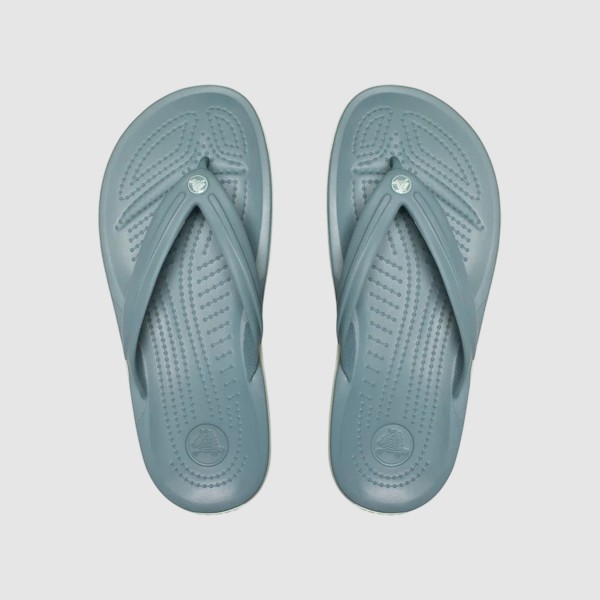 Crocs Crocband Flip Flop Sporty Look Unisex Παντοφλα Πρασινο - Μπεζ