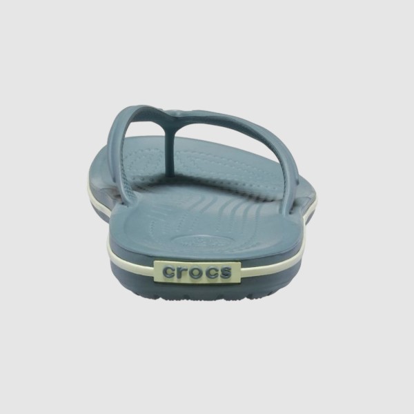 Crocs Crocband Flip Flop Sporty Look Unisex Παντοφλα Πρασινο - Μπεζ