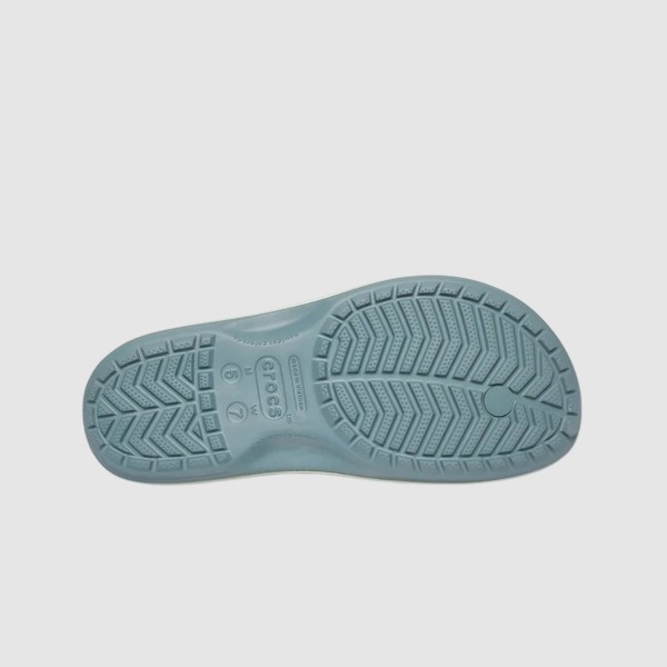Crocs Crocband Flip Flop Sporty Look Unisex Παντοφλα Πρασινο - Μπεζ