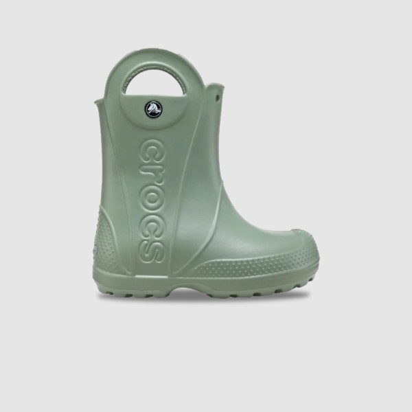 Crocs Handle It Rain Comfort Παιδικη Γαλοτσα Λαδι