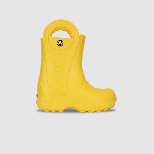 Crocs Handle It Rain Comfort Παιδικη Γαλοτσα Κιτρινη