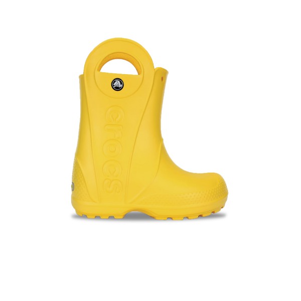 Crocs Handle It Rain Comfort Παιδικη Γαλοτσα Κιτρινη