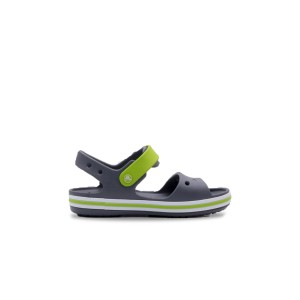 Crocs Bayabands Sandal Electric Παιδικο Πεδιλο Γκρι - Πρασινο