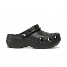 Crocs Classic Platform Clog Γυναικειο Σαμπο Μαυρο