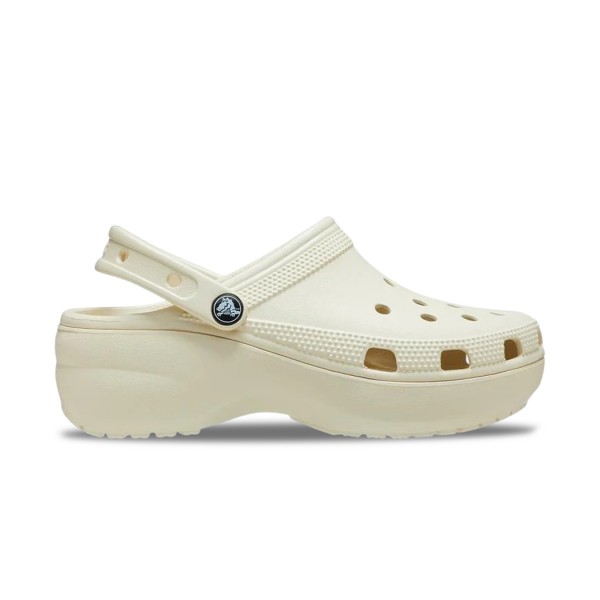 Crocs Classic Platform Clog Γυναικειο Σαμπο Ιβουρ