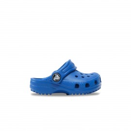 Crocs Classic Clog With Stripe Βρεφικο Σαμπο Μπλε