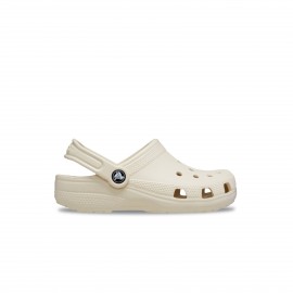 Crocs Classic Clog Strapped Unisex Παιδικο Σαμπο Μπεζ