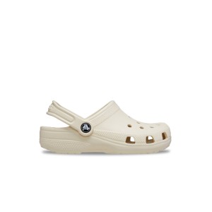 Crocs Classic Clog Strapped Unisex Παιδικο Σαμπο Μπεζ