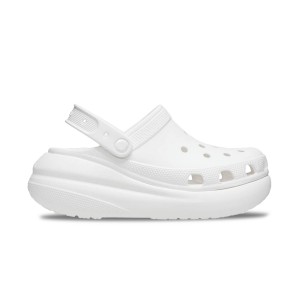 Crocs Crush Clog Platform Unisex Σαμπο Λευκο