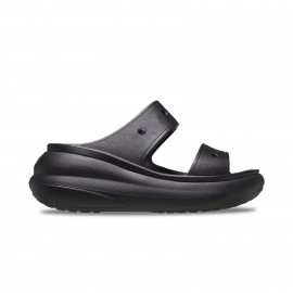 Crocs Crush Sandal Platform Γυναικεια Παντοφλα Μαυρη