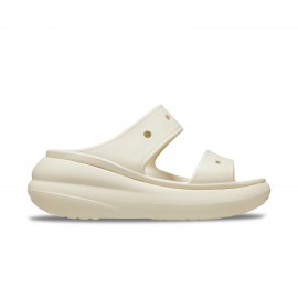 Crocs Crush Sandal Platform Γυναικεια Παντοφλα Ιβουαρ