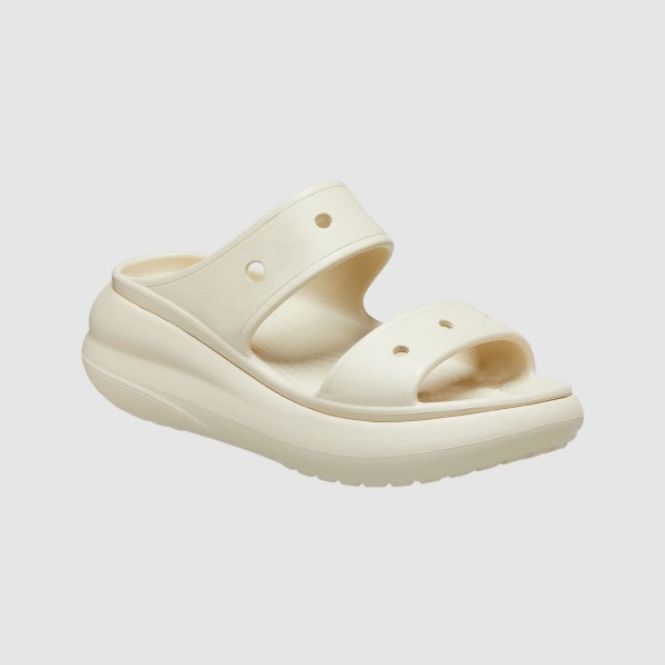 Crocs Crush Sandal Platform Γυναικεια Παντοφλα Ιβουαρ