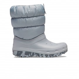 Crocs Classic Neo Puff Unisex Μποτες Γκρι