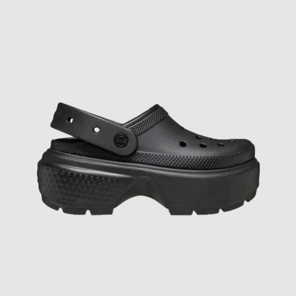 Crocs Stomp Clog Bubble Γυναικειο Σαμπο Μαυρο