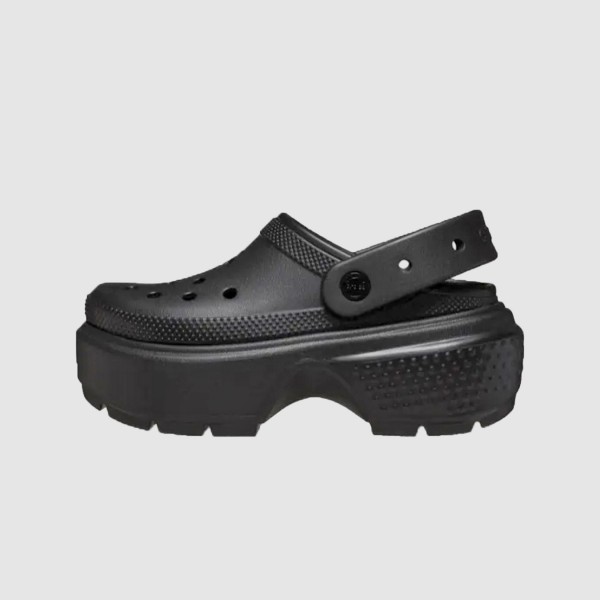 Crocs Stomp Clog Bubble Γυναικειο Σαμπο Μαυρο