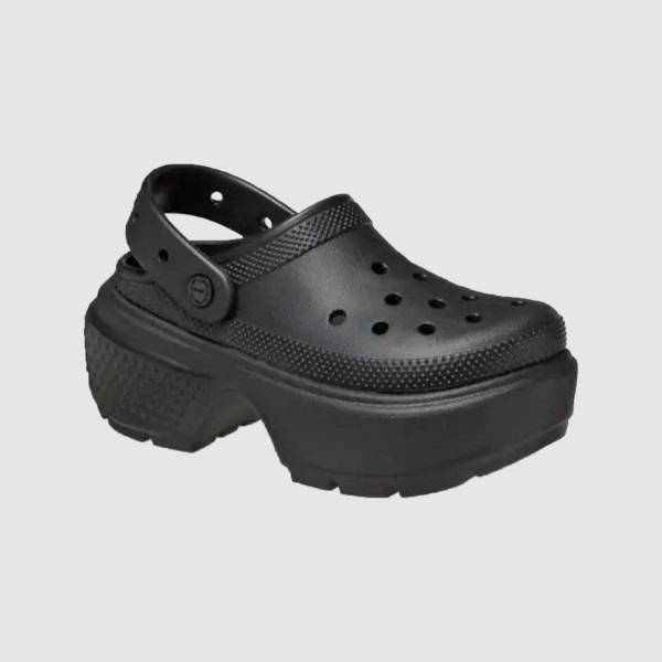 Crocs Stomp Clog Bubble Γυναικειο Σαμπο Μαυρο