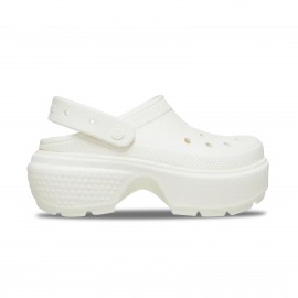 Crocs Stomp Clog Bubble Γυναικειο Σαμπο Λευκο