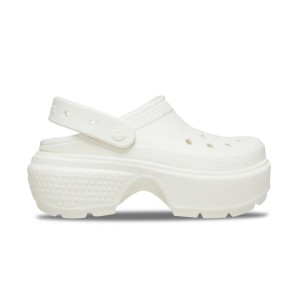 Crocs Stomp Clog Bubble Γυναικειο Σαμπο Λευκο