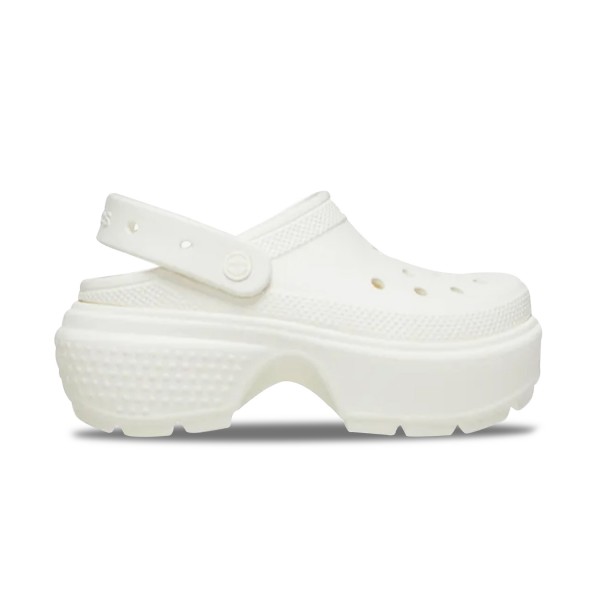 Crocs Stomp Clog Bubble Γυναικειο Σαμπο Λευκο