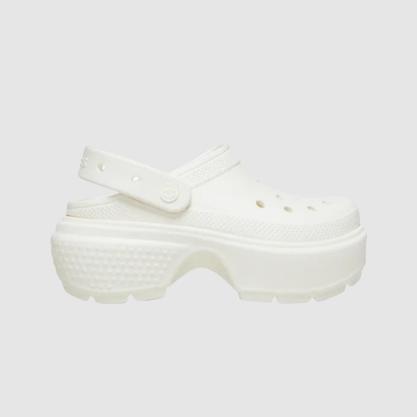 Crocs Stomp Clog Bubble Γυναικειο Σαμπο Λευκο