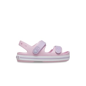 Crocs Crocband Cruiser Logo Παιδικο Πεδιλο Ροζ - Λιλα