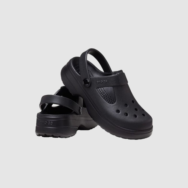 Crocs Classic Mary Jane Clog Παιδικο Σαμπο Μαυρο