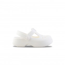 Crocs Classic Mary Jane Clog Παιδικο Σαμπο Ιβουαρ