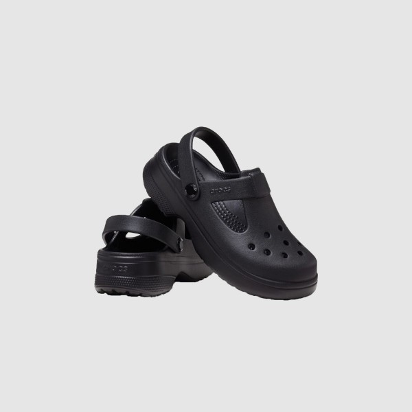 Crocs Classic Mary Jane Clog Βρεφικο Σαμπο Μαυρο
