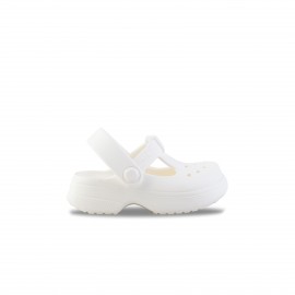 Crocs Classic Mary Jane Clog Βρεφικο Σαμπο Ιβουαρ
