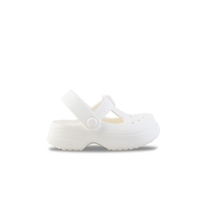 Crocs Classic Mary Jane Clog Βρεφικο Σαμπο Ιβουαρ