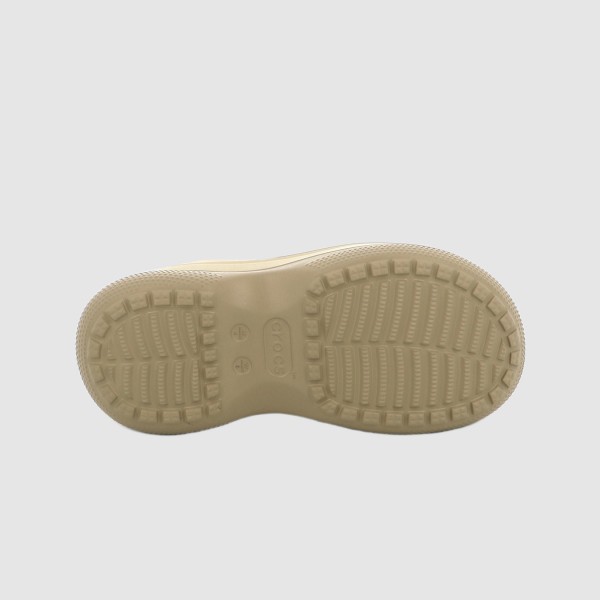 Crocs Classic Stacked Clog Γυναικεια Σαμπο Μπεζ - Λευκο