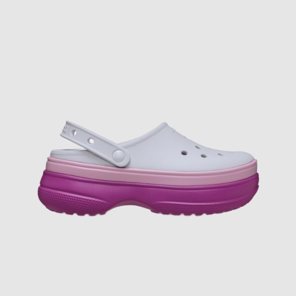 Crocs Classic Stacked Clog Γυναικεια Σαμπο Μωβ