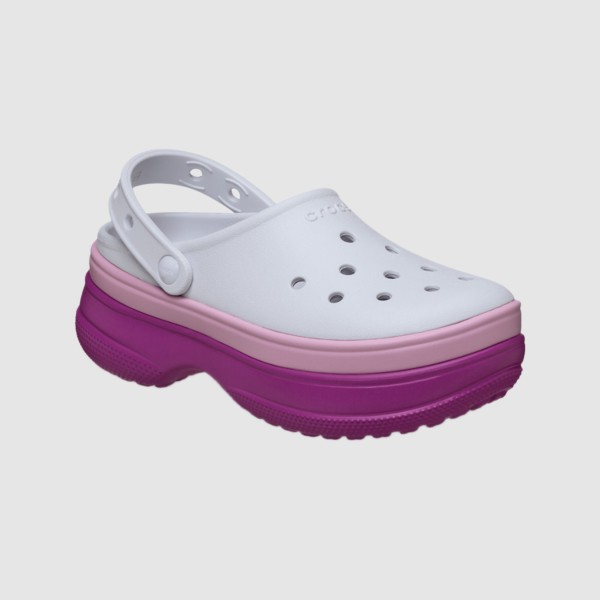Crocs Classic Stacked Clog Γυναικεια Σαμπο Μωβ