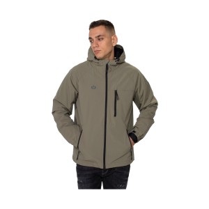 Emerson Hooded Fleece Ανδρικο Μπουφαν Χακι