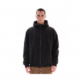 Emerson Ribbed Hooded Jacket Ανδρικο Μπουφάν Ανθρακι